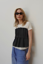 TIERED FRILL BARE TOP　
