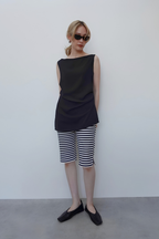 BOATNECK DRAPE TOPS