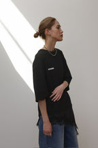 LACE COMBI LOSE TEE