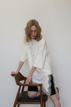 LACE COMBI LOSE TEE