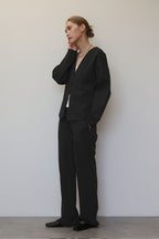 WAIST SHAPE PONCHI HOK CARDIGAN