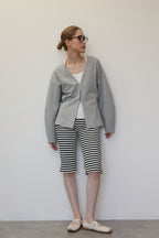 WAIST SHAPE PONCHI HOK CARDIGAN