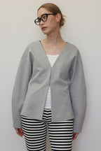 WAIST SHAPE PONCHI HOK CARDIGAN