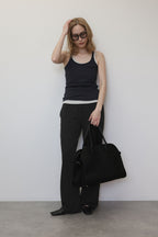 EASY FIT SEMI FLARE PANTS