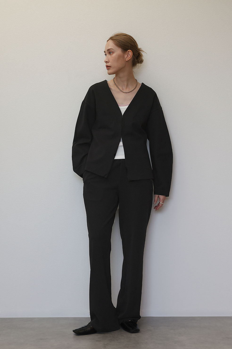 EASY FIT SEMI FLARE PANTS