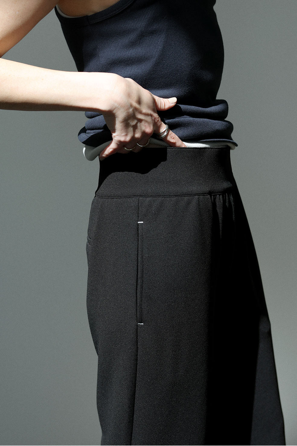 EASY FIT SEMI FLARE PANTS