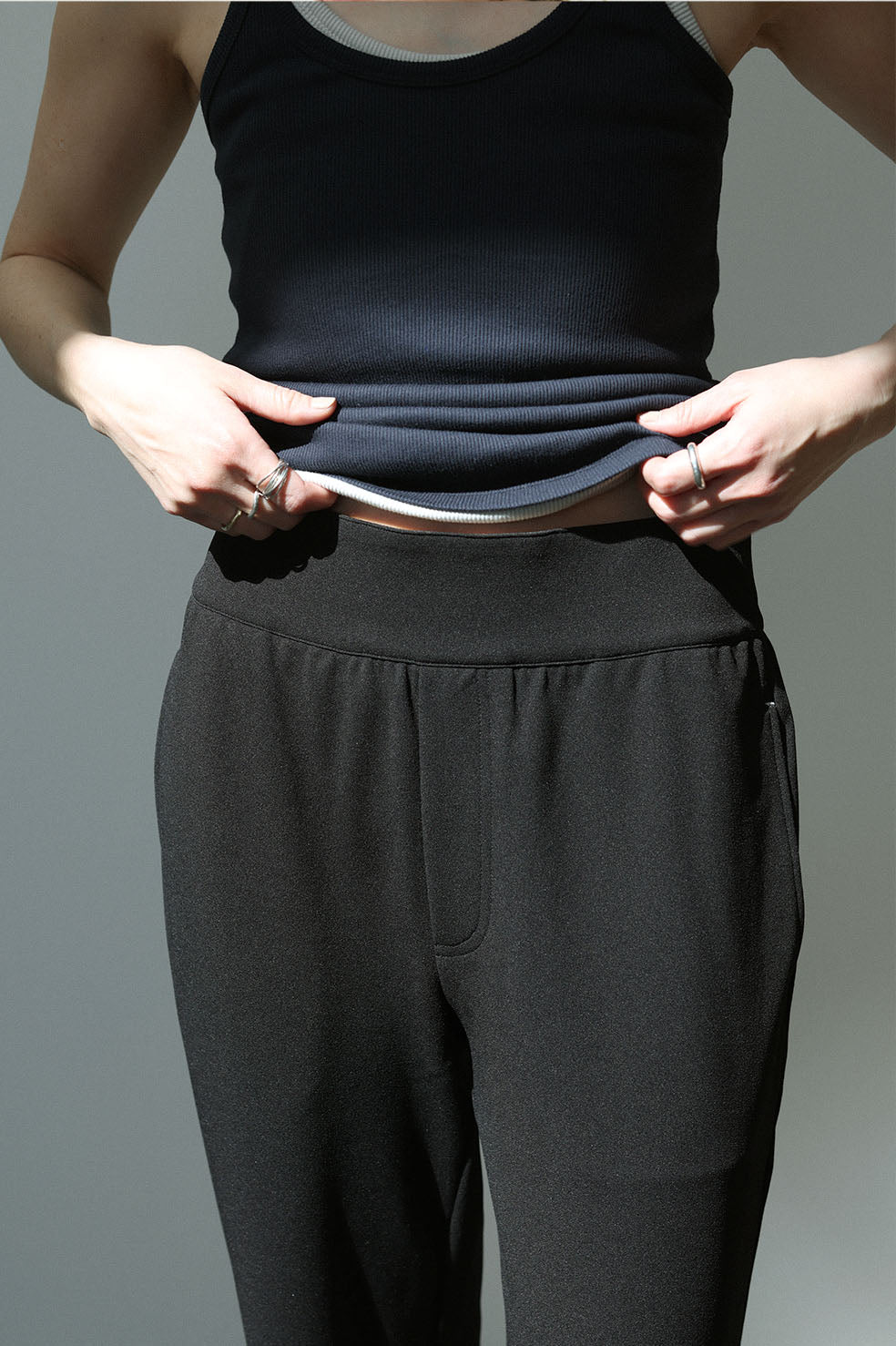 EASY FIT SEMI FLARE PANTS