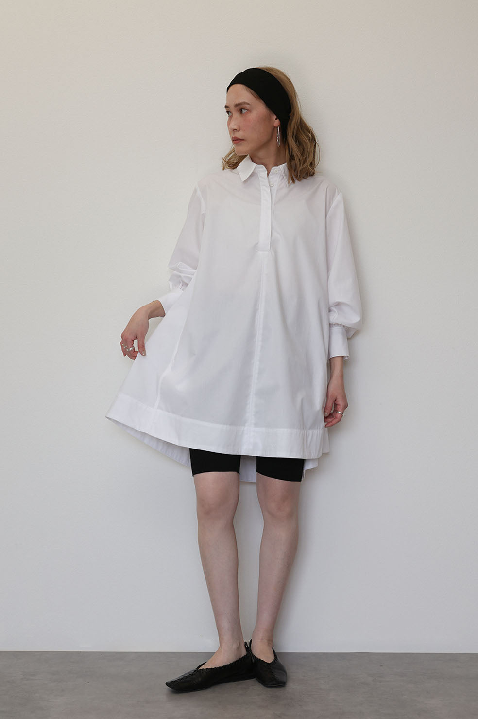 CLASSIC POPLIN SHIRTS DRESS【マシンウォッシャブル】