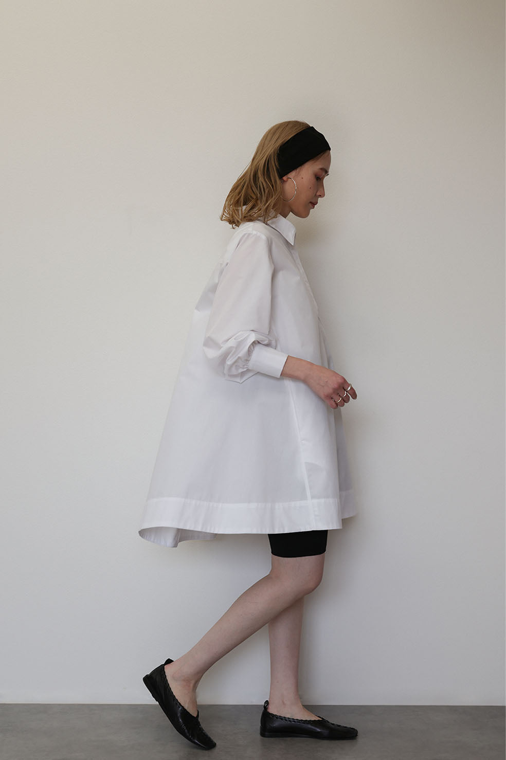 CLASSIC POPLIN SHIRTS DRESS【マシンウォッシャブル】