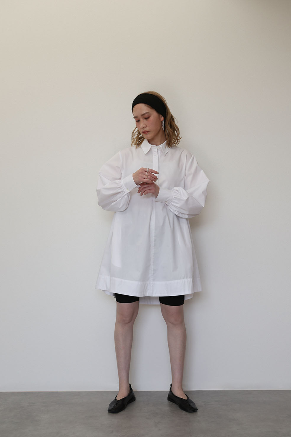 CLASSIC POPLIN SHIRTS DRESS【マシンウォッシャブル】