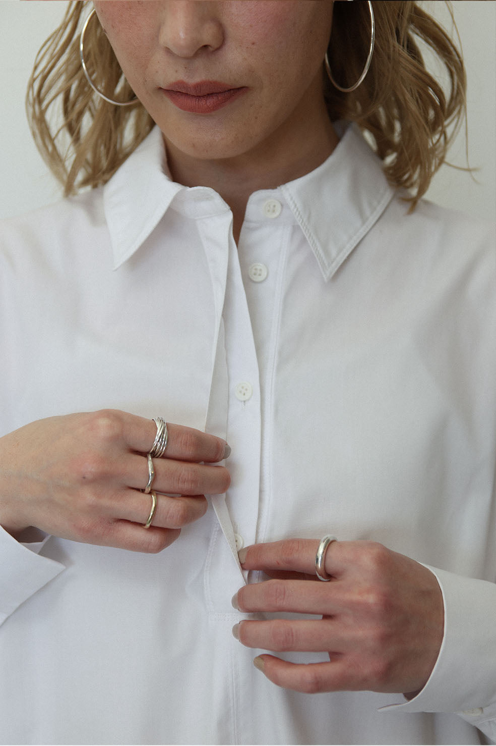 CLASSIC POPLIN SHIRTS DRESS【マシンウォッシャブル】