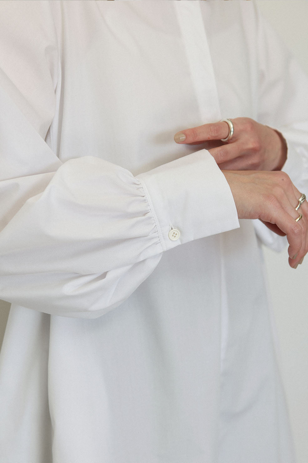CLASSIC POPLIN SHIRTS DRESS【マシンウォッシャブル】