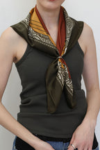 PAISLEY PANEL SCARF