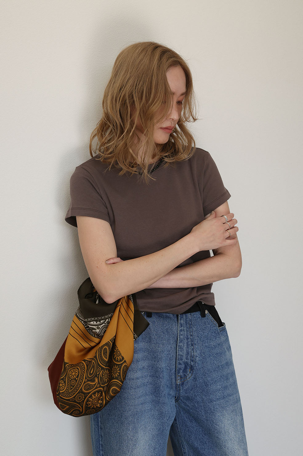 BASIC MODAL PEACH TEE