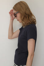 BASIC MODAL PEACH TEE