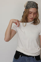 BASIC MODAL PEACH TEE