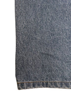 WAIST TUCK BICOLOR DENIM