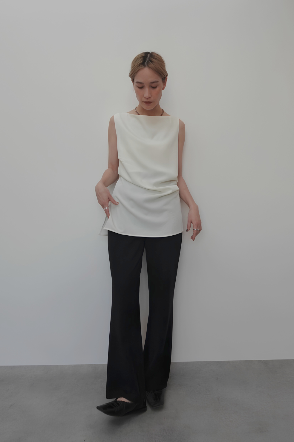 BOATNECK DRAPE TOPS